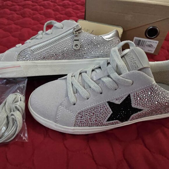 ⭐ Vintage Havana Henriette Rhinestone Star Sneakers – Size 5 – NWT  NWT! - Picture 3 of 5